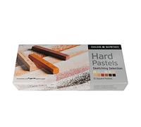 Daler-Rowney Artists' Hard Square Pastel Sketching Set 12 Assorted Colours
