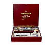 Daler-Rowney Artists' Luxury Large Watercolour Box Set, 20 Assorted Colours x 5ml Tube, Complete Professional Watercolour Set, For Professional Artists