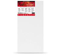 Daler-Rowney Artists' Stretched Canvas, Medium Grain, 350 gsm, 20mm Deep, 12 x 24in - 30 x 60 cm, White