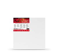 Daler-Rowney Artists' Stretched Canvas, Medium Grain, 350 gsm, 20mm Deep, 16 x 16in - 40 x 40 cm, White