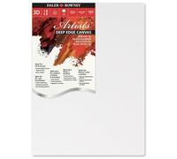 Daler-Rowney Artists' Stretched Canvas, Medium Grain, 350 gsm, 3D, 37mm Deep, 24 x 24in - 60 x 60 cm, White