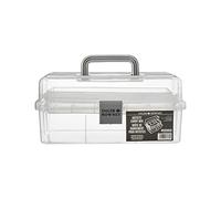 Daler-Rowney Artists' White Caddy Carry Storage Box for Art Supplies, 33 x 20 x 15cm, Ideal for Professional Artists & Students