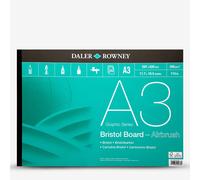 Daler-Rowney : Bristol Board : Pad : 250gsm : 20 Sheets : A3