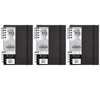 Daler Rowney Cachet Artist's WB Sketchbook A5 Black 160G 40 SH