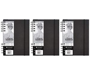 Daler Rowney Cachet Artist's WB Sketchbook A5 Black 160G 40 SH