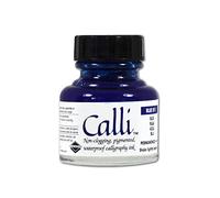 Daler-Rowney Calli Calligraphy Ink, Glass Bottle, 1oz - 29.5 ml, Blue