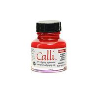 Daler-Rowney Calli Calligraphy Ink, Glass Bottle, 1oz - 29.5 ml, Burgandy
