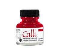 Daler-Rowney Calli Calligraphy Ink, Glass Bottle, 1oz - 29.5 ml, Scarlet