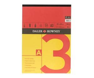Daler Rowney Cartridge Sketch Pad - Gummed Bound - 150gsm - A3
