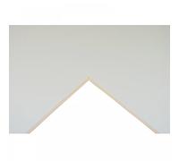 Daler-Rowney Cream Core Mountboard, Smooth Surface, Sheet, 1.4mm Thick, A1 - 23.4 x 33.1in - 59.4 x 84.1 cm, Antique White