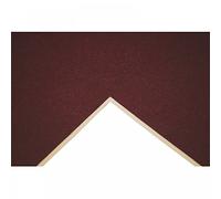 Daler-Rowney Cream Core Mountboard, Smooth Surface, Sheet, 1.4mm Thick, A1 - 23.4 x 33.1in - 59.4 x 84.1 cm, Maroon