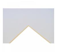 Daler-Rowney Cream Core Mountboard, Smooth Surface, Sheet, 1.4mm Thick, A1 - 23.4 x 33.1in - 59.4 x 84.1 cm, Ice White