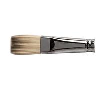 Daler-Rowney Cryla Acrylic Brush, Firm Synthetic Hair, Long Handle, Flat, 12