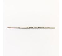 Daler-Rowney Cryla Acrylic Brush, Firm Synthetic Hair, Short Handle, Round, 5