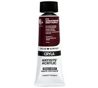 Daler-Rowney Cryla Acrylic 75 ml Quinacridone Deep Purple, Professional Artists
