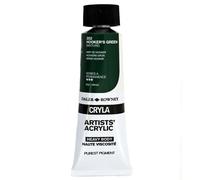 Daler Rowney Cryla Acrylic Paint 75ml - 75ML, HOOKERS GREEN