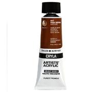 Daler Rowney Cryla Acrylic Paint 75ml - 75ML, RAW SIENNA