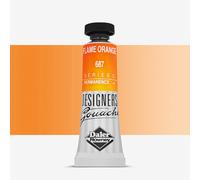 Daler-Rowney : Designers' Gouache Paint : 15ml : Flame Orange