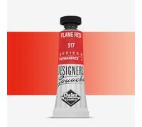 Daler-Rowney : Designers' Gouache Paint : 15ml : Flame Red