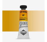 Daler-Rowney : Designers' Gouache Paint : 15ml : Raw Sienna