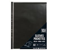 Daler-Rowney Display Sleeves A3, 10 Pieces, Storage, Plastic, Protect Artwork, for Professional & Beginner Artists & Students