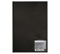 Daler-Rowney Ebony 160gsm A3 Smooth Portrait Hardbound Sketchbook, Casebound, 54 Natural White Sheets, Ideal for Professional Artists & Students