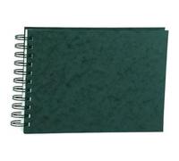 Daler-Rowney Ebony 160gsm A4 Landscape Sketchbook 54 Sheets | Smooth Paper, Landscape Sketchbook, Spiral Bound, Natural White Sheets, For Professional Drawing & Sketching Artists