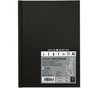 Daler Rowney Ebony Artist's Sketchbook - A5 Portrait - 54 Pages - Black Cover