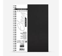 Daler-Rowney : Ebony : Extra White : Spiral : 130gsm : Portrait : 30 Sheets : A4
