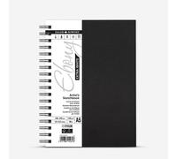 Daler-Rowney : Ebony : Extra White : Spiral : 130gsm : Portrait : 30 Sheets : A5