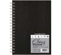 Daler Rowney Ebony Spiral Hardback Sketchbook Portrait A5 160gsm
