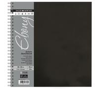 Daler Rowney Ebony Square Spiralbound Sketchbook - 12X12