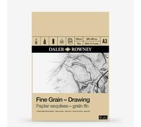 Daler-Rowney : Fine Grain Drawing Pad : Cartridge Paper : 120gsm : A3