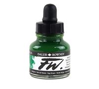 Daler - Rowney FW 29.5ml Acrylic Art Ink Bottle - Sap Green