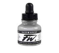 Daler-Rowney FW Acrylic Ink, Glass Bottle with Dropper, 1oz - 29.5 ml, Cool Grey