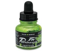 Daler-Rowney FW Acrylic Ink, Glass Bottle with Dropper, 1oz - 29.5 ml, Macaw Green
