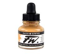 Daler-Rowney FW Acrylic Ink, Glass Bottle with Dropper, 1oz - 29.5 ml, Peach Pink