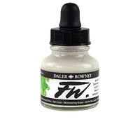 Daler-Rowney FW Acrylic Ink, Glass Bottle with Dropper, 1oz - 29.5 ml, Shimmering Green