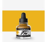 Daler-Rowney FW Acrylic Ink, Glass Bottle with Dropper, 1oz - 29.5 ml, Gold Imitation