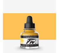 Daler-Rowney FW Acrylic Ink, Glass Bottle with Dropper, 1oz - 29.5 ml, Indian Yellow