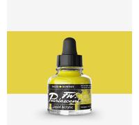 Daler-Rowney : FW Artists' Ink : 29.5ml : Pearl Hot Cool Yellow