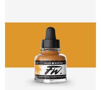 Daler-Rowney FW Acrylic Ink, Glass Bottle with Dropper, 1oz - 29.5 ml, Raw Sienna