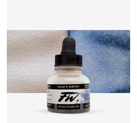 Daler-Rowney FW Acrylic Ink, Glass Bottle with Dropper, 1oz - 29.5 ml, Shimmering Blue