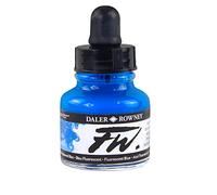 Daler-Rowney FW Artists Ink - Acrylic Artist Ink - Fluorescent - 29 ml - Blue