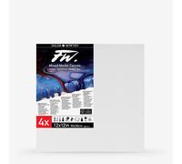 Daler-Rowney : FW : Mixed Media Canvas : 12x12in (Apx.30x30cm) : Pack of 4