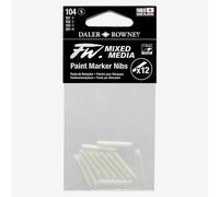 Daler-Rowney FW Technical Marker Nibs, Plastic Bag, 0.04-0.12in - 1-3mm, chisel, Set 104, 12pcs
