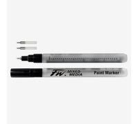 Daler-Rowney : FW Mixed Media Paint Marker : Technical 0.8mm : Pack of 2 & Nibs