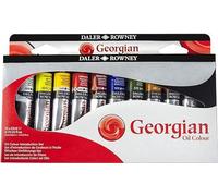 Daler-Rowney Georgian 22 ml Oil Paint Introduction Set, 10 Assorted Colours