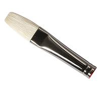 Daler-Rowney Georgian Oil Brush, Natural Hog Bristle, Long Handle, Long Flat, 10