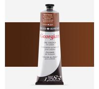 Daler-Rowney Georgian Oil Paint, Aluminium Tube, 7.61oz - 225 ml, Burnt Sienna